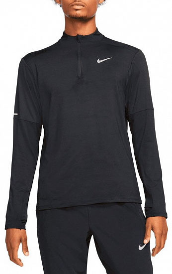 Пулон мужской Nike Dri-FIT 1/4-Zip Black - Фото 1 большая