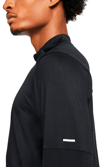Пулон мужской Nike Dri-FIT 1/4-Zip Black - Фото 5 большая