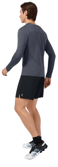 Футболка мужская On Performance Long-T Ombre Blue - Фото 3 большая