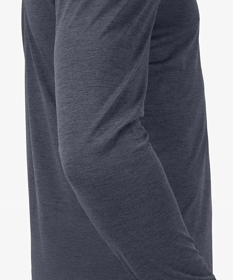 Футболка мужская On Performance Long-T Ombre Blue - Фото 5 большая
