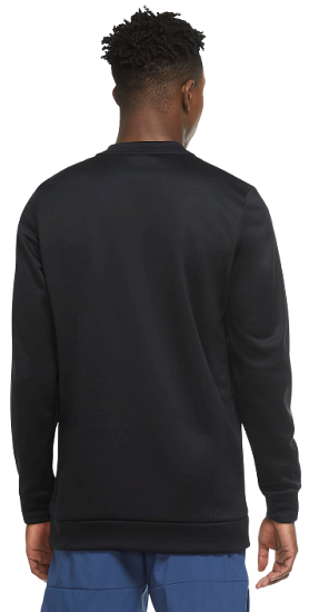 Свитшот мужской Nike Therma Training Crew Black/Dark Grey - Фото 2 большая