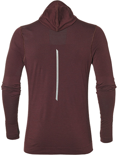 Футболка мужская ASICS Metarun LS Top Deep Mars - Фото 2 большая