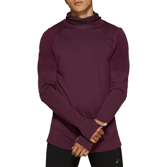 Футболка мужская ASICS Metarun LS Top Deep Mars - Фото 3 большая