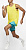 Майка мужская Nike Breath Rise 365 Opti Yellow/Htr/Reflective Silver - Фото 7 малая