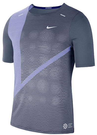diffused blue nike shirt