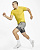 Футболка мужская Nike Breath Rise 365 Ss Opti Yellow/Htr/Reflective Silver - Фото 5 малая
