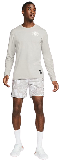 Футболка мужская Nike Dri-FIT Nathan Bell College Grey - Фото 4 большая