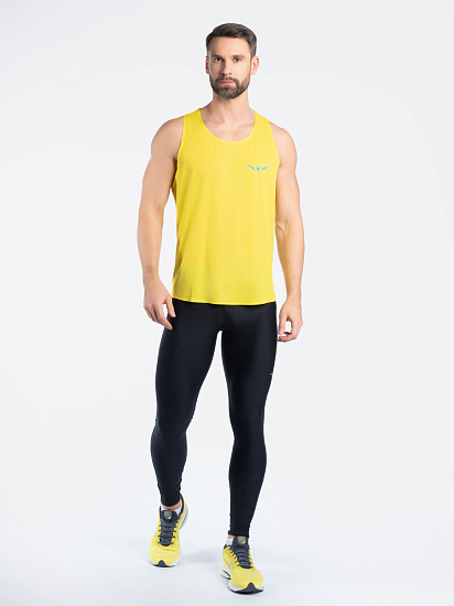 Майка мужская UGLOW Road Vest Yellow - Фото 5 большая