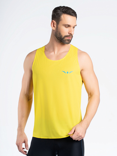 Майка мужская UGLOW Road Vest Yellow - Фото 6 большая