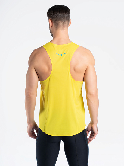 Майка мужская UGLOW Road Vest Yellow - Фото 7 большая