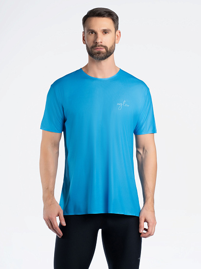 Футболка мужская UGLOW Super Light Blue - Фото 4 большая