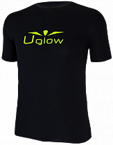 Футболка мужская UGLOW Classics Black/Yellow