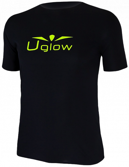 Футболка мужская UGLOW Classics Black/Yellow - Фото 1 большая