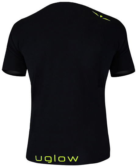 Футболка мужская UGLOW Classics Black/Yellow - Фото 2 большая