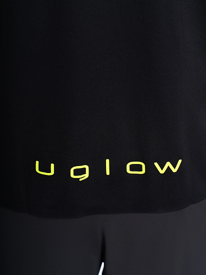 Футболка мужская UGLOW Classics Black/Yellow - Фото 6 большая