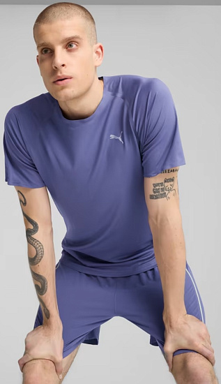Футболка мужская Puma Everyday Cloudspun Blue Crystal - Фото 3 большая