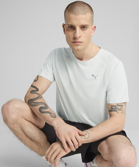 Футболка мужская Puma Everyday Cloudspun Peaceful Blue - Фото 3 большая