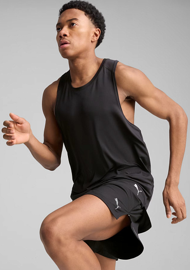 Майка мужская Puma Run Graphic Mesh Black - Фото 2 большая
