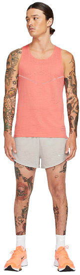 Майка мужская Nike Dri-FIT ADV Run Division Magic Ember/Black - Фото 2 большая