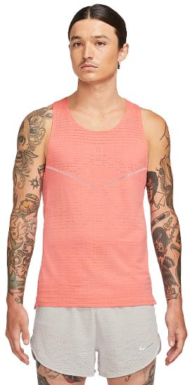 Майка мужская Nike Dri-FIT ADV Run Division Magic Ember/Black - Фото 3 большая