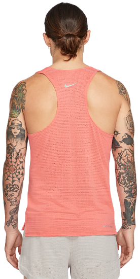 Майка мужская Nike Dri-FIT ADV Run Division Magic Ember/Black - Фото 4 большая