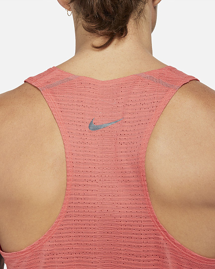 Майка мужская Nike Dri-FIT ADV Run Division Magic Ember/Black - Фото 5 большая