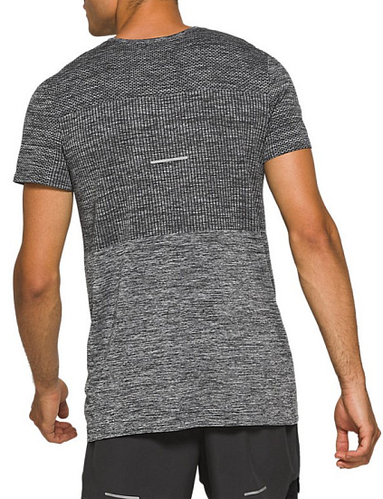 Футболка мужская ASICS Race Seamless SS Performance Black - Фото 4 большая