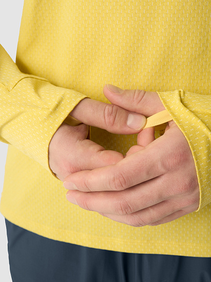 Лонгслив мужской GRI Весна Жёлтый - Фото 4 большая