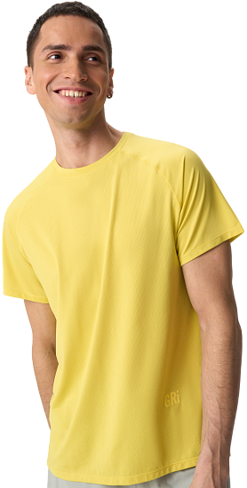 Футболка мужская GRI Весна Жёлтый - Фото 1 большая