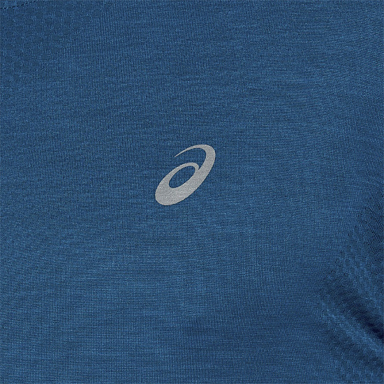 Футболка мужская ASICS Seamless LS Mako Blue - Фото 6 большая