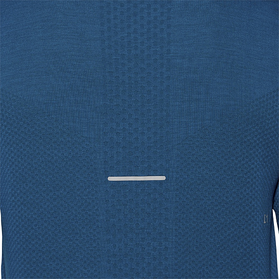 Футболка мужская ASICS Seamless LS Mako Blue - Фото 7 большая