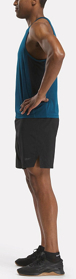 Майка мужская Reebok Run Speedwick Синий - Фото 4 большая
