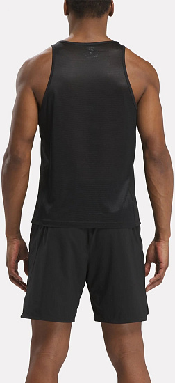 Майка мужская Reebok Running Speedwick Черный - Фото 3 большая