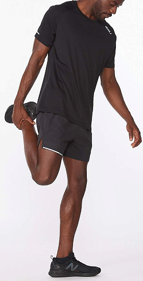 Футболка мужская 2XU Aero Black - Фото 4 большая