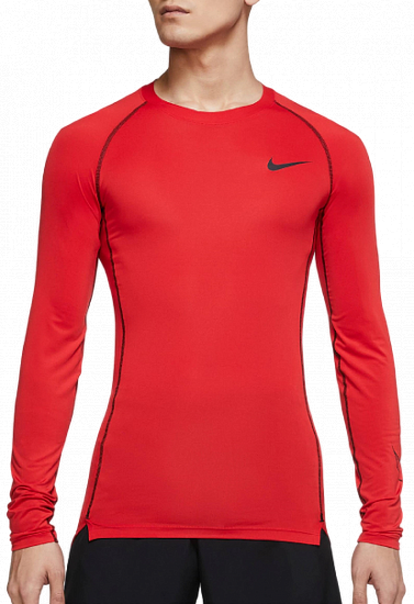 Футболка мужская Nike Pro Dri-FIT University Red/Black/Black - Фото 1 большая