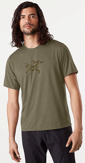 Футболка мужская Arcteryx Cormac logo ss Tatsu - Фото 2 большая