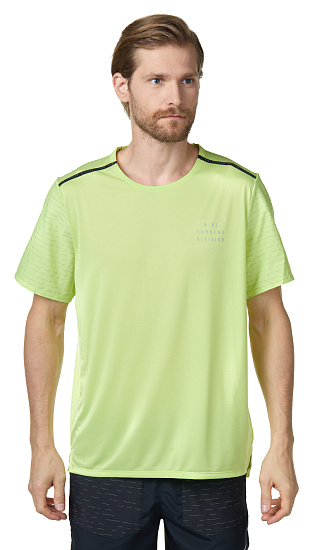 Футболка мужская Nike Dri-FIT Rise 365 Run Division Lt Lemon Twist/Reflective Silver - Фото 2 большая
