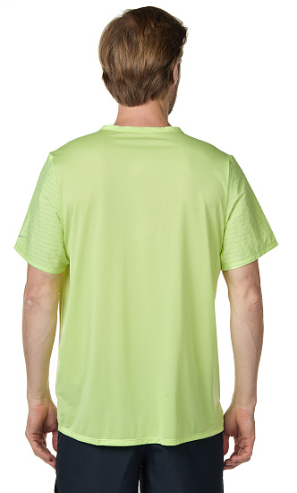 Футболка мужская Nike Dri-FIT Rise 365 Run Division Lt Lemon Twist/Reflective Silver - Фото 4 большая