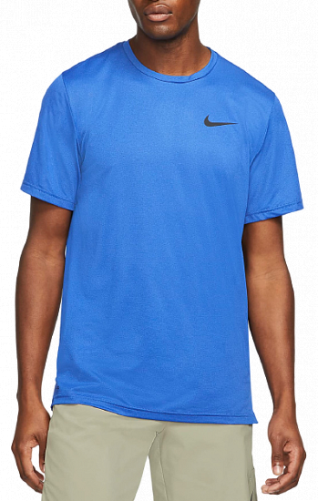 Футболка мужская Nike Pro Dri-FIT Blue Void/Game Royal/Heather/Black - Фото 1 большая