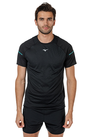 Футболка мужская Mizuno Alpha Чер - Фото 4 большая