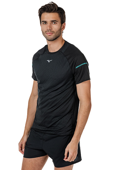 Футболка мужская Mizuno Alpha Чер - Фото 5 большая