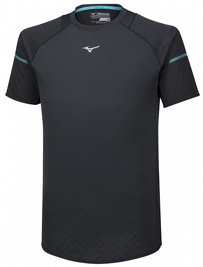 Футболка мужская Mizuno Alpha Чер - Фото 1 большая