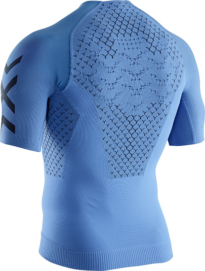 Футболка мужская X-Bionic Twyce Run 4.0 SS Twyce Blue/Opal Black - Фото 2 большая