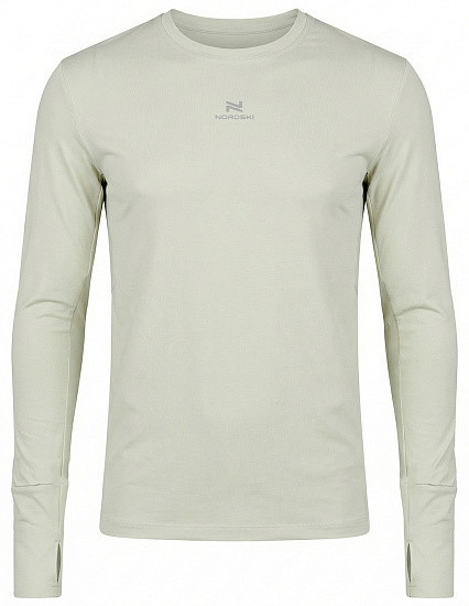 Лонгслив мужской Nordski RunTech Smoky Green - Фото 1 большая