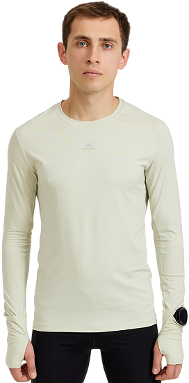 Лонгслив мужской Nordski RunTech Smoky Green - Фото 3 большая