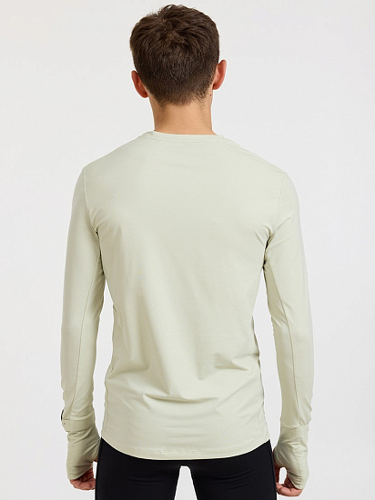 Лонгслив мужской Nordski RunTech Smoky Green - Фото 4 большая
