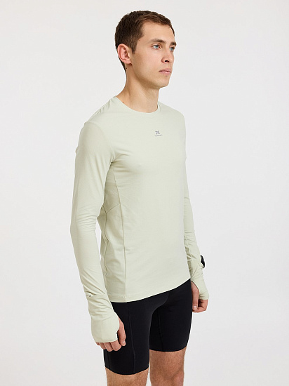 Лонгслив мужской Nordski RunTech Smoky Green - Фото 3 большая