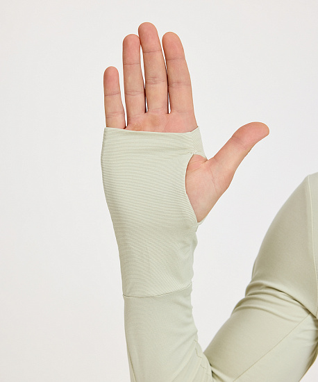 Лонгслив мужской Nordski RunTech Smoky Green - Фото 5 большая