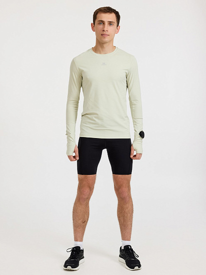 Лонгслив мужской Nordski RunTech Smoky Green - Фото 8 большая