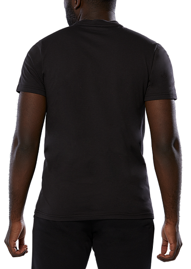 Футболка мужская Mizuno Rb Logo Black - Фото 4 большая
